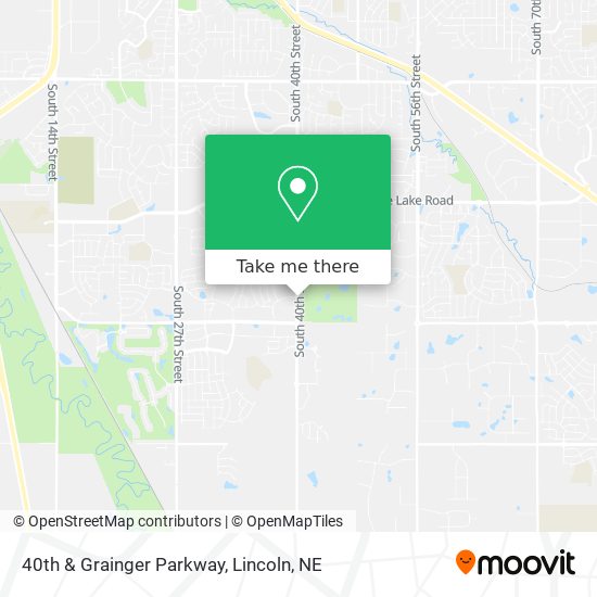 Mapa de 40th & Grainger Parkway
