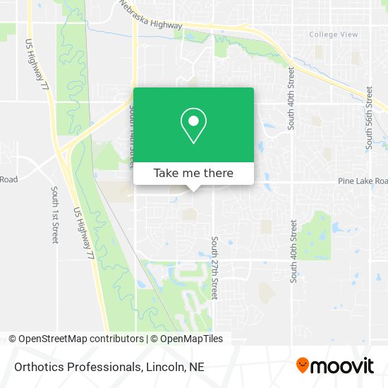 Orthotics Professionals map