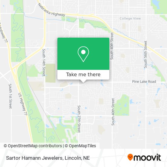 Sartor Hamann Jewelers map