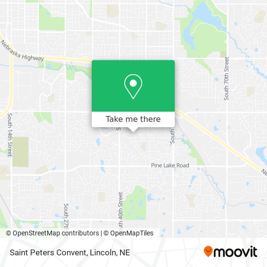Saint Peters Convent map