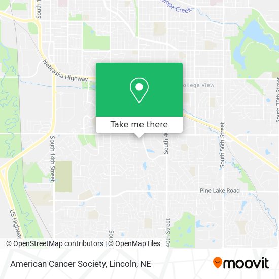 American Cancer Society map