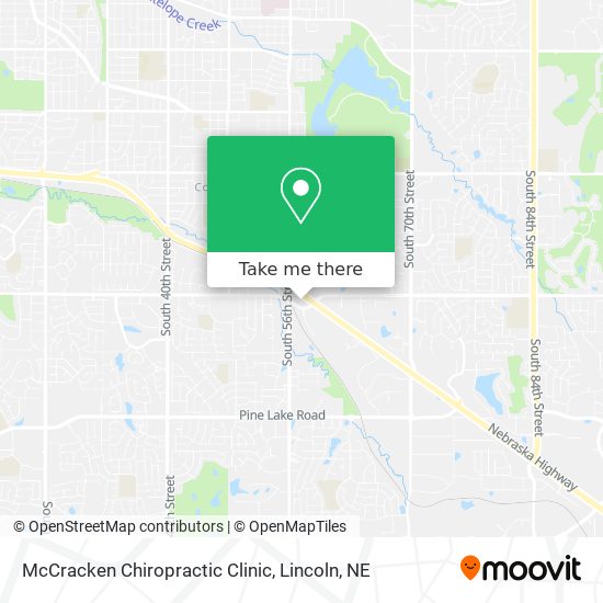 McCracken Chiropractic Clinic map