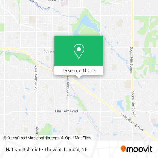 Mapa de Nathan Schmidt - Thrivent