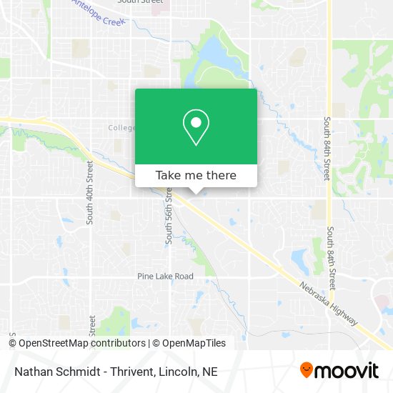 Nathan Schmidt - Thrivent map