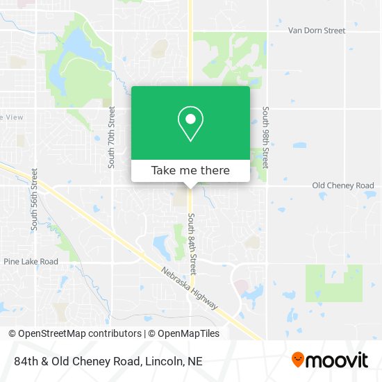 Mapa de 84th & Old Cheney Road
