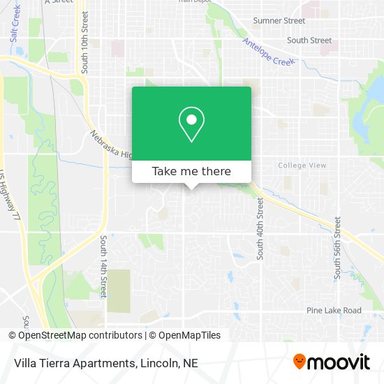 Mapa de Villa Tierra Apartments