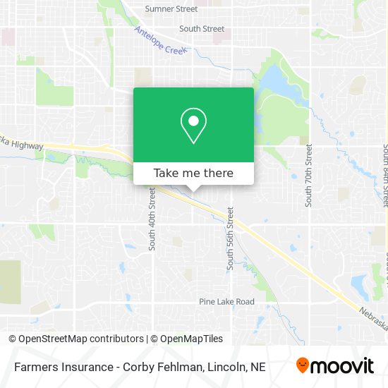Mapa de Farmers Insurance - Corby Fehlman