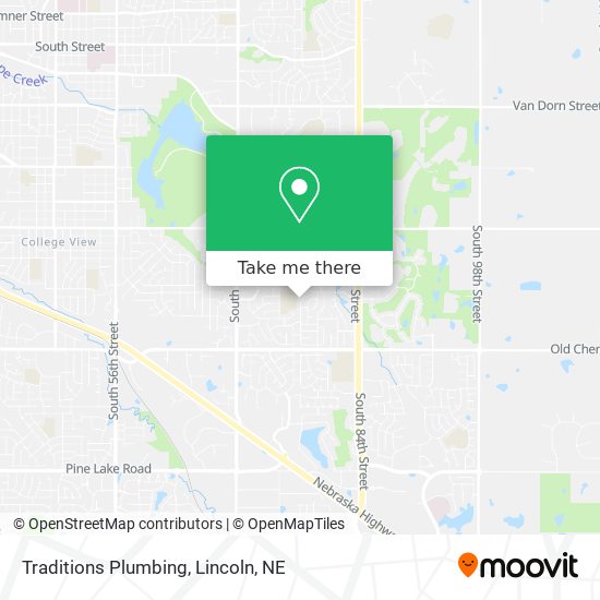Mapa de Traditions Plumbing