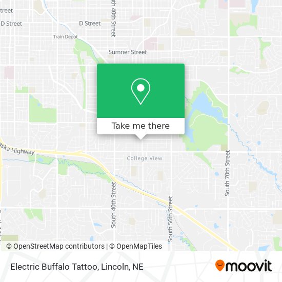 Electric Buffalo Tattoo map