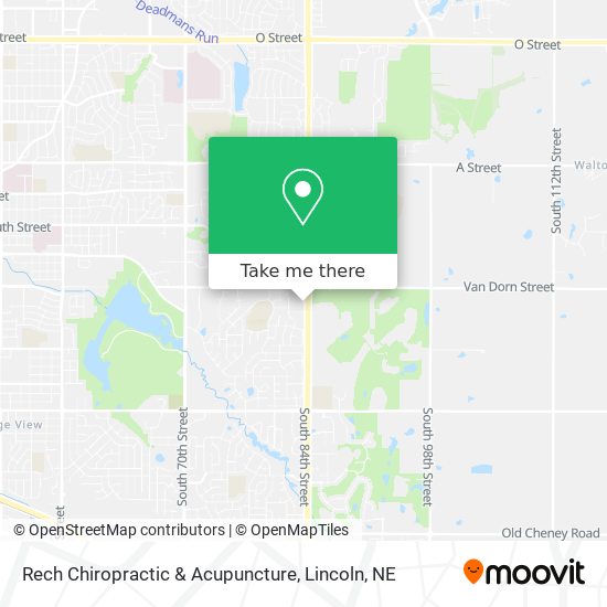 Mapa de Rech Chiropractic & Acupuncture
