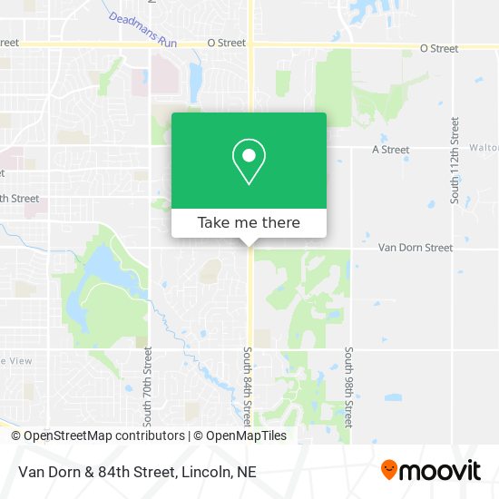 Van Dorn & 84th Street map