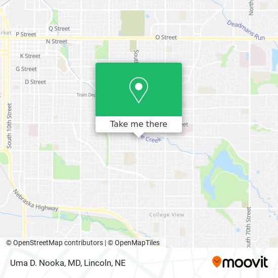 Mapa de Uma D. Nooka, MD