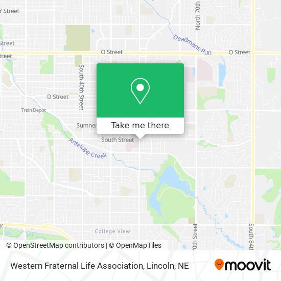 Western Fraternal Life Association map
