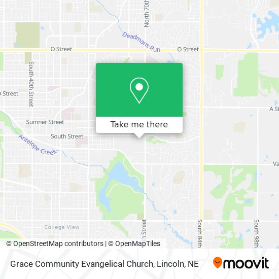 Mapa de Grace Community Evangelical Church