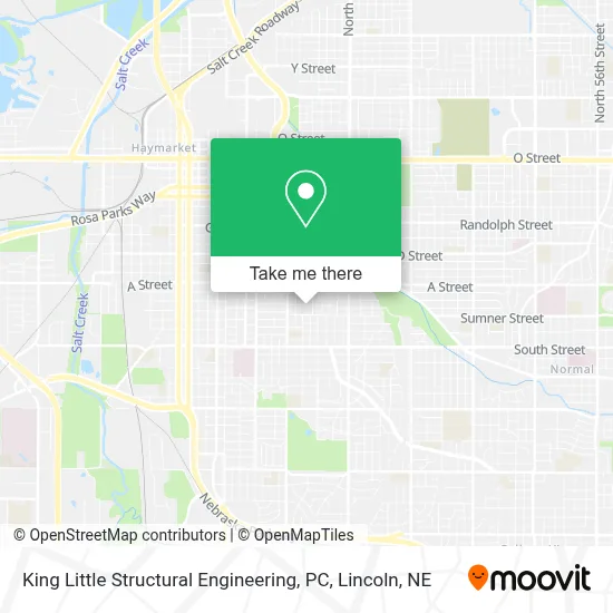 King Little Structural Engineering, PC map