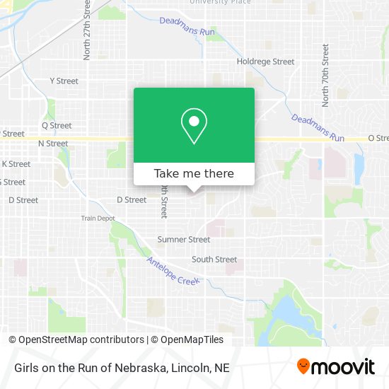 Mapa de Girls on the Run of Nebraska