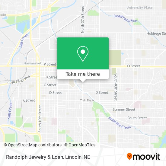 Randolph Jewelry & Loan map