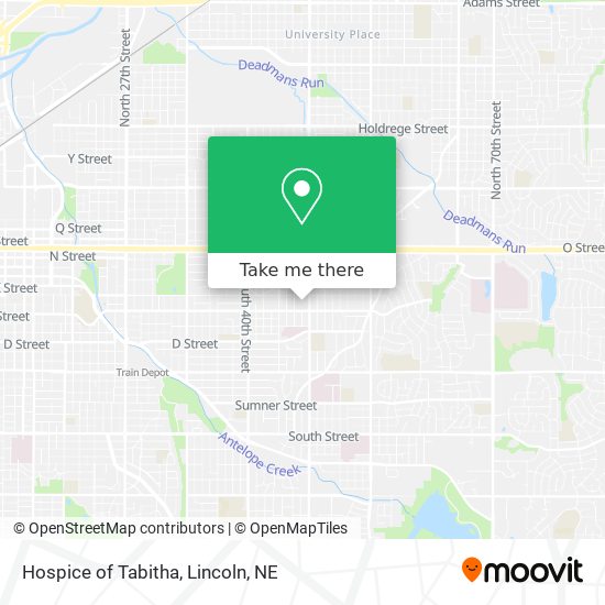 Hospice of Tabitha map