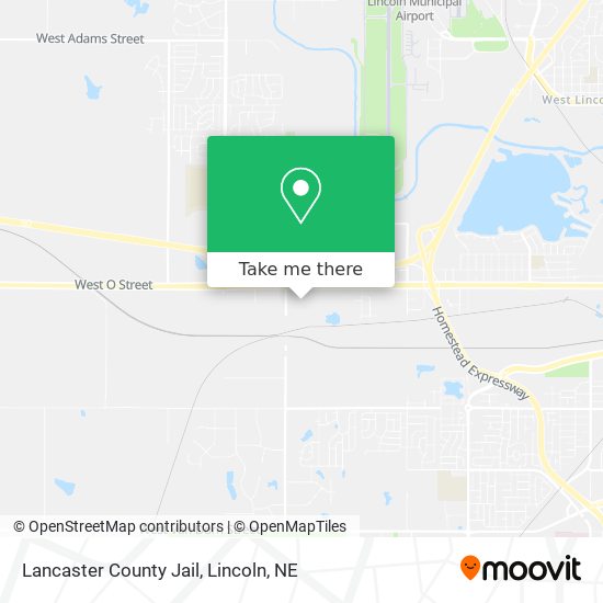 Lancaster County Jail map