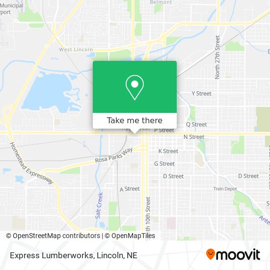 Express Lumberworks map