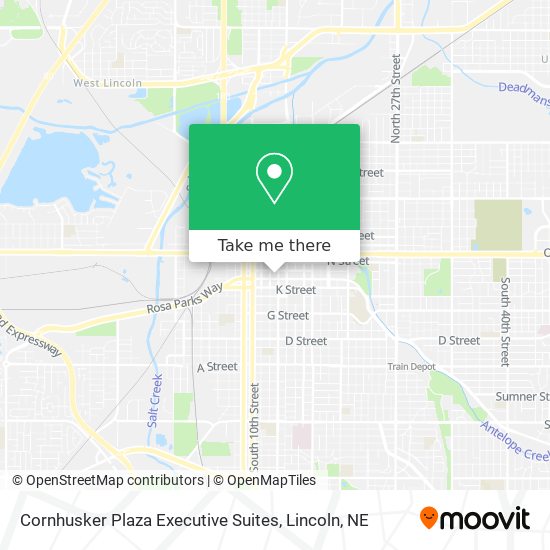 Cornhusker Plaza Executive Suites map