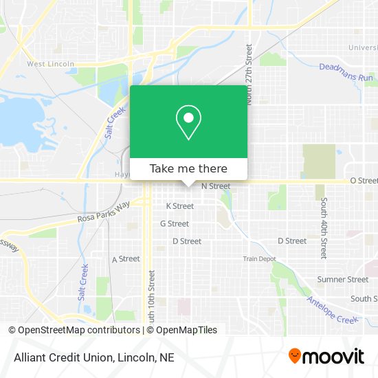 Alliant Credit Union map