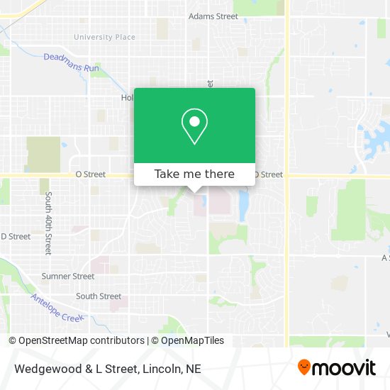 Wedgewood & L Street map
