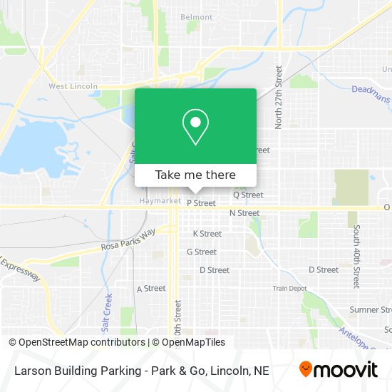 Mapa de Larson Building Parking - Park & Go