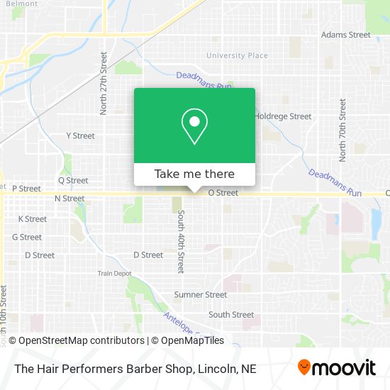 Mapa de The Hair Performers Barber Shop