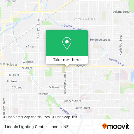 Lincoln Lighting Center map