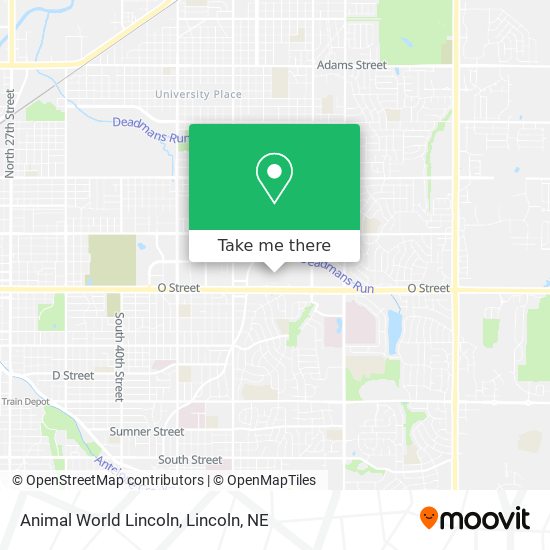 Mapa de Animal World Lincoln