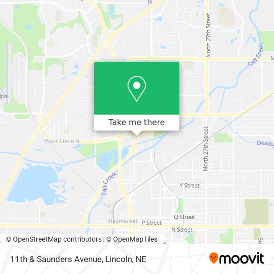 Mapa de 11th & Saunders Avenue