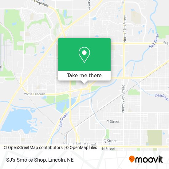 SJ's Smoke Shop map