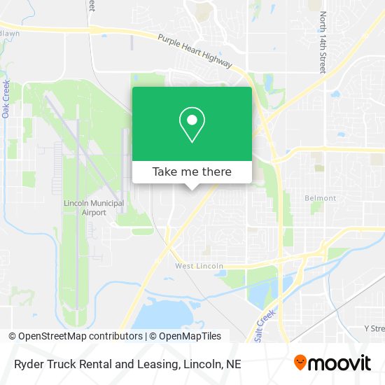 Ryder Truck Rental and Leasing map