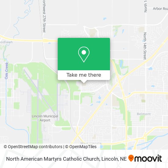 North American Martyrs Catholic Church map