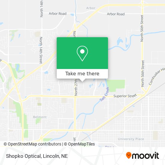 Shopko Optical map