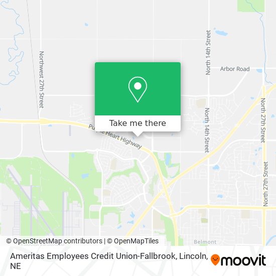 Mapa de Ameritas Employees Credit Union-Fallbrook