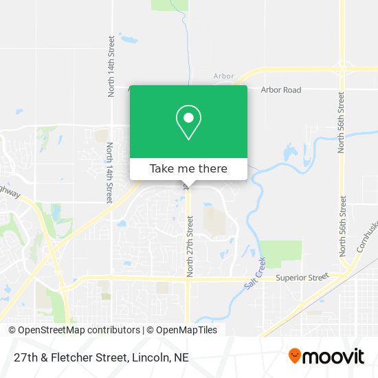 27th & Fletcher Street map
