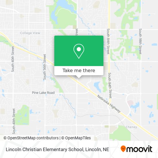 Mapa de Lincoln Christian Elementary School