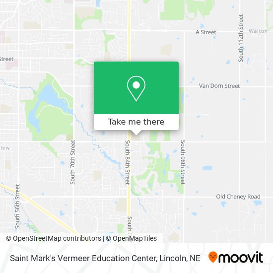 Mapa de Saint Mark's Vermeer Education Center