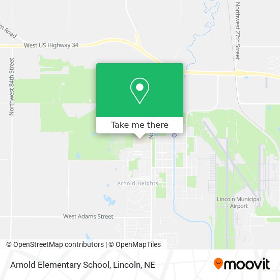 Arnold Elementary School map