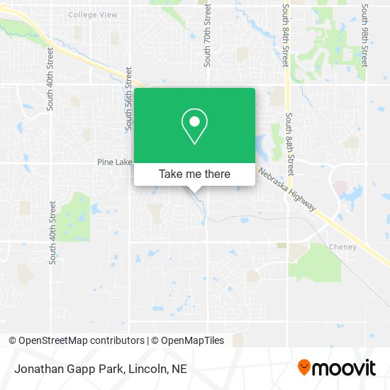 Mapa de Jonathan Gapp Park