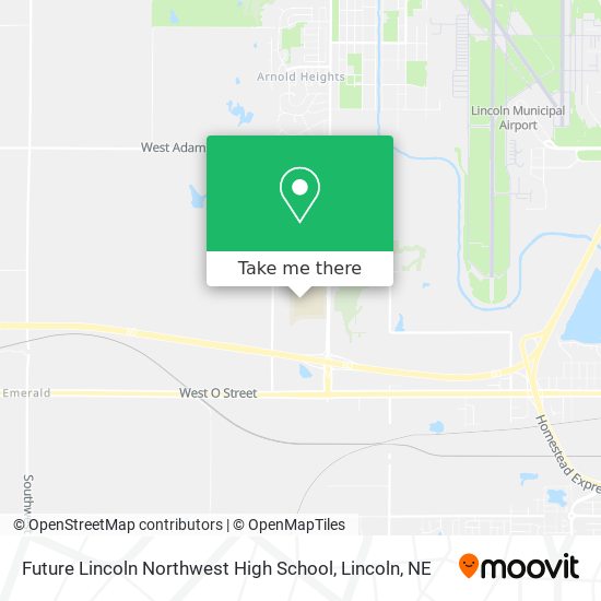 Future Lincoln Northwest High School map