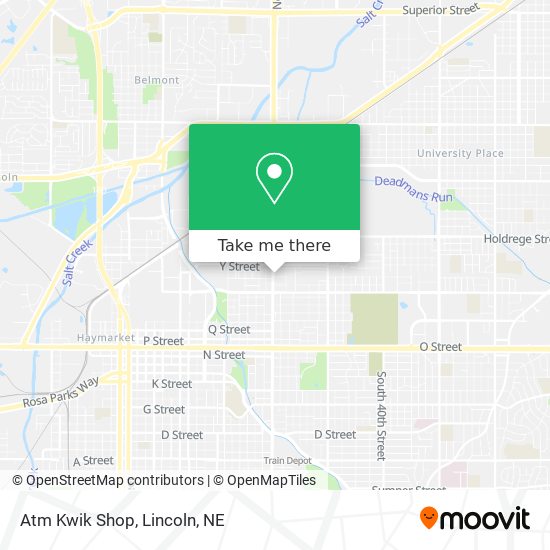 Atm Kwik Shop map