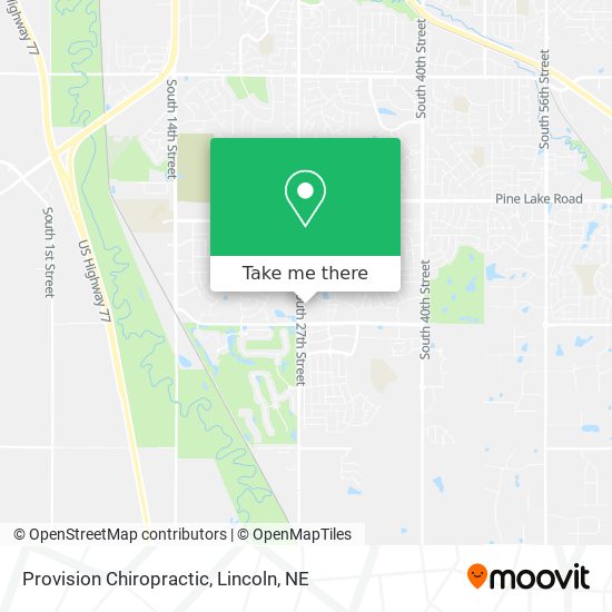 Provision Chiropractic map