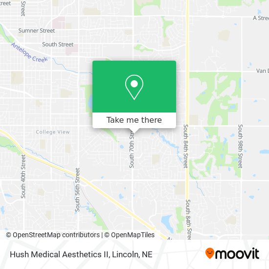 Hush Medical Aesthetics II map