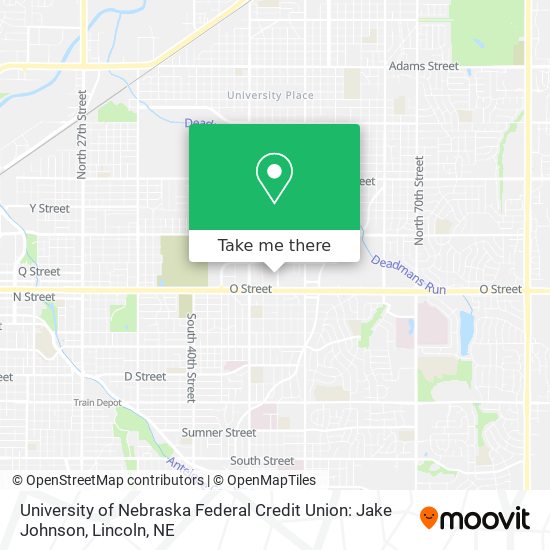 Mapa de University of Nebraska Federal Credit Union: Jake Johnson