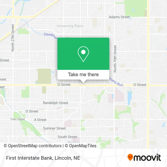 First Interstate Bank map
