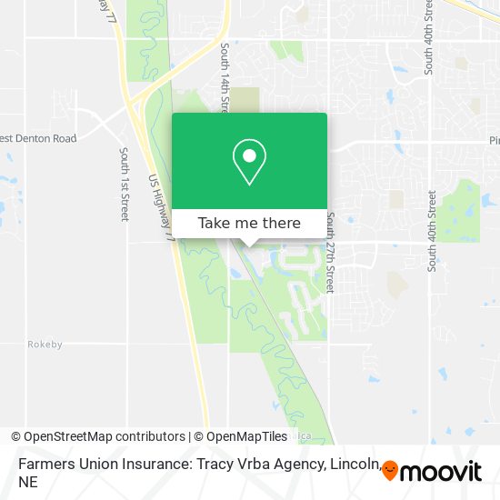 Farmers Union Insurance: Tracy Vrba Agency map