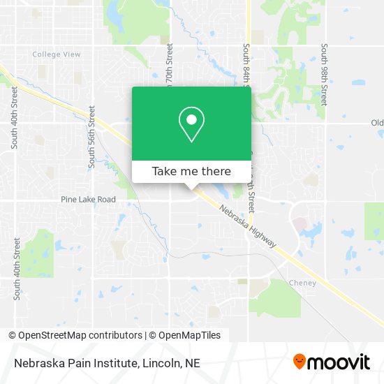 Nebraska Pain Institute map